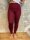 Leggings breit. Bund S/M 100 bordeaux