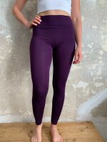 Leggings breit. Bund S/M 11 pflaume