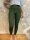 Leggings breit. Bund S/M 14 olive