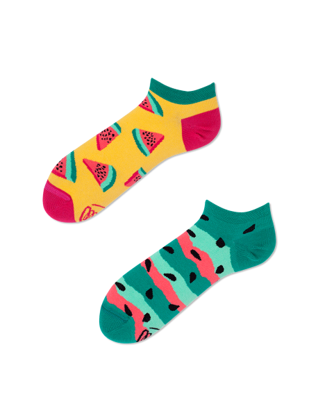 Socken Many Mornings Low Watermelon Splash 39-42