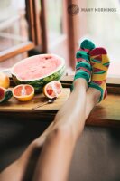 Socken Many Mornings Low Watermelon Splash 39-42