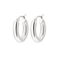 Bold Hoops Small Silber Luamaya