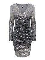 Kleid Pieces PCDelphia L/S New Wrap Dress Magnet/Gradient