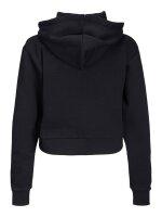 Sweatjacke JJXX JXAbbie LS Brush Zip Hood Black White M