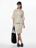 Hemd Pieces PCAia 2/4 Knit Shirt Birch