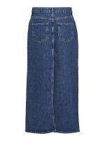 Rock Object OBJEllen MW long Denim Skirt Medium Blue Denim