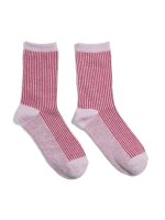 Socken Pieces PCSebby Glitter Long Stripe Socks Pink...