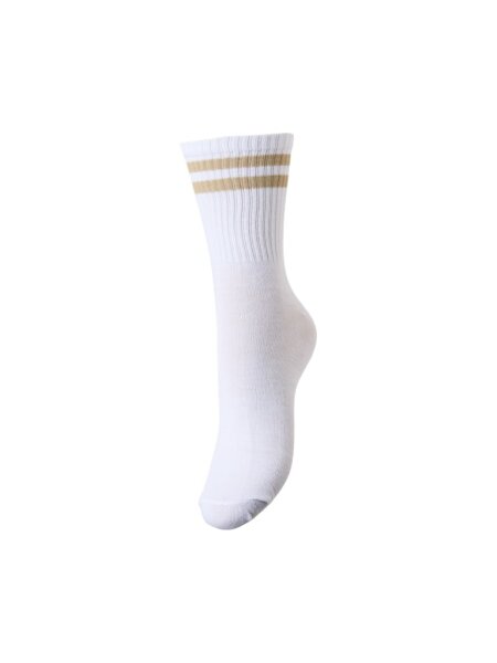 Socken Pieces PCCally 1-Pack Socks White/Silver Mink