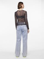 Top Pieces PCNinni LS Mesh Black/Leo