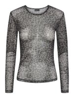 Top Pieces PCNinni LS Mesh Black/Leo