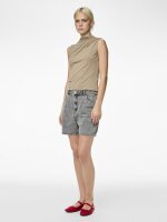 Top Pieces PCMadison SL Draped Taupe Gray