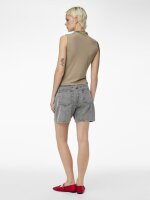 Top Pieces PCMadison SL Draped Taupe Gray L