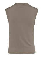 Top Pieces PCMadison SL Draped Taupe Gray L