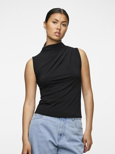 Top Pieces PCMadison SL Draped Black