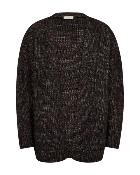 Cardigan Freequent FQMia Coffee Bean Melange