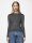 Pullover Pieces PCCrista LS Lurex O-Neck Knit Black/Silver