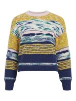 Pullover Object OBJSuby Knit L/S Sky Captain/Multi