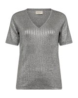 Shirt Freequent FQMatter Tee Medium Grey w. Silver