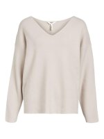 Pullover Object ObjReynard V-Neck Silver Gray