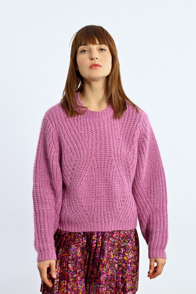 Pullover Lili Sidonio Young Ladies Knitted Sweater TL395CH Pink