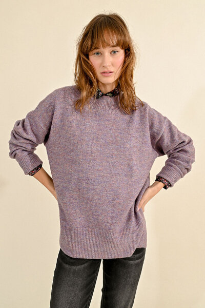 Pullover Molly Bracken Ladies Knitted Sweater LA1582CN Mauve