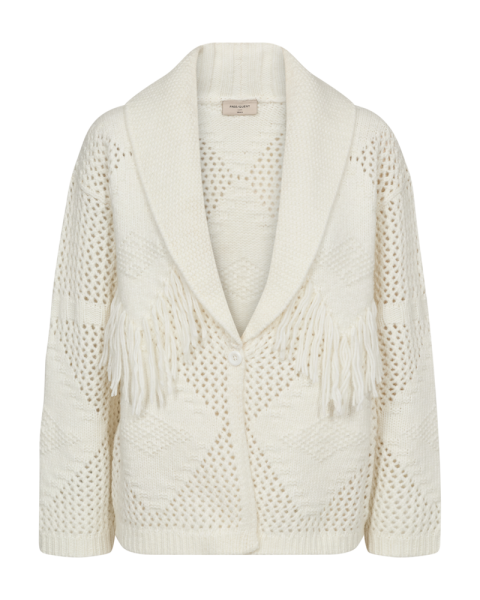 Cardigan Freequent FQDerby Star Offwhite