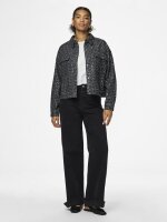 Jacke Pieces PCRoberta LS Sequins Jacket Grey Denim