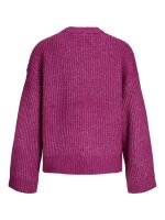 Pullover JJXX JXSigga Diverse Crew Neck Knit Fuchsia Red