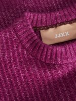 Pullover JJXX JXSigga Diverse Crew Neck Knit Fuchsia Red