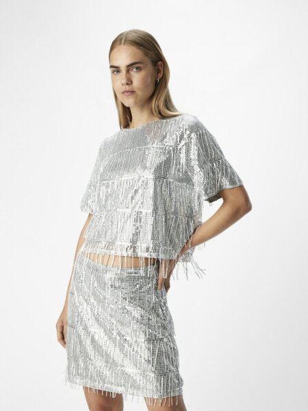 Top Object OBJTella S/S Top Silver