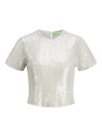 Top JJXX JXMia Sequin SS WVN Silver