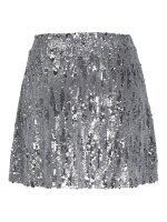 Rock JJXX JXTara Sequin Mini Skirt Silver