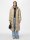 Puffermantel Pieces PCBee New Ultra Long Puffer Jacket Silver Mink