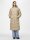 Puffermantel Pieces PCBee New Ultra Long Puffer Jacket Silver Mink