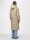 Puffermantel Pieces PCBee New Ultra Long Puffer Jacket Silver Mink