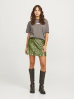 Rock JJXX JXTara Sequin Mini Skirt Parrot Green