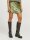 Rock JJXX JXTara Sequin Mini Skirt Parrot Green