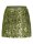 Rock JJXX JXTara Sequin Mini Skirt Parrot Green