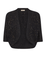 Cardigan Freequent FQSiggy Black with Copper Sequins