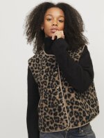 Weste JJXX JXVera Teddy Vest Cornstalk/Leopard