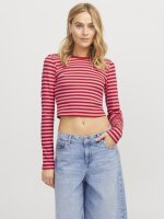 Shirt JJXX JXFeline LS Stripe Rib Tee Racing Red/Morning...