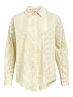 Hemd Object OBJTutta LO L/S Shirt White/Daffodil