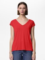 Shirt Pieces PCKamala Tee Noos Poppy Red