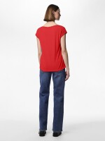 Shirt Pieces PCKamala Tee Noos Poppy Red