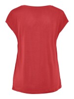 Shirt Pieces PCKamala Tee Noos Poppy Red