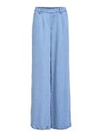 Hose Object OBJFrame Lisa Wide MW Pants Light Blue Denim