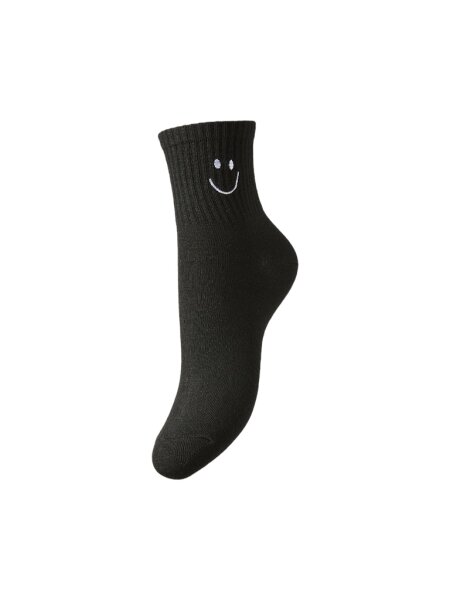 Socken Pieces PCMindra 1-Pack Socks Black happy face