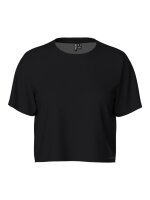 Shirt Pieces PCSara SS Short Tee Black