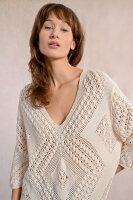 Pullover Molly Bracken Ladies Knitted Sweater E1729DP Offwhite